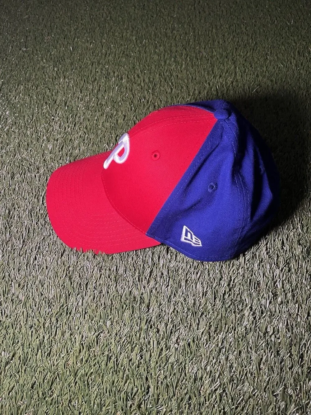 New Era Philadelphia Phillies Red/Blue 9FORTY Cap MLB Baseball One Size